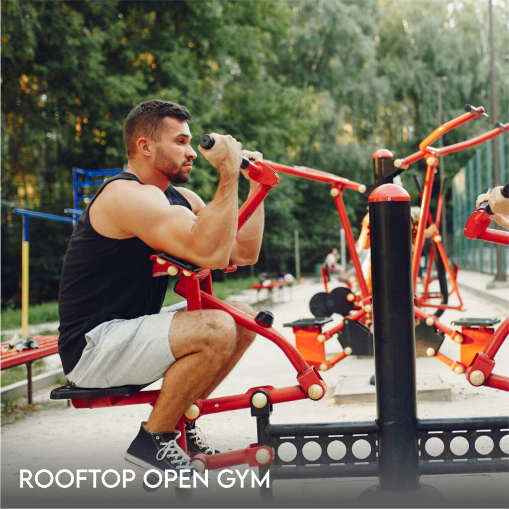 Rooftop open gym