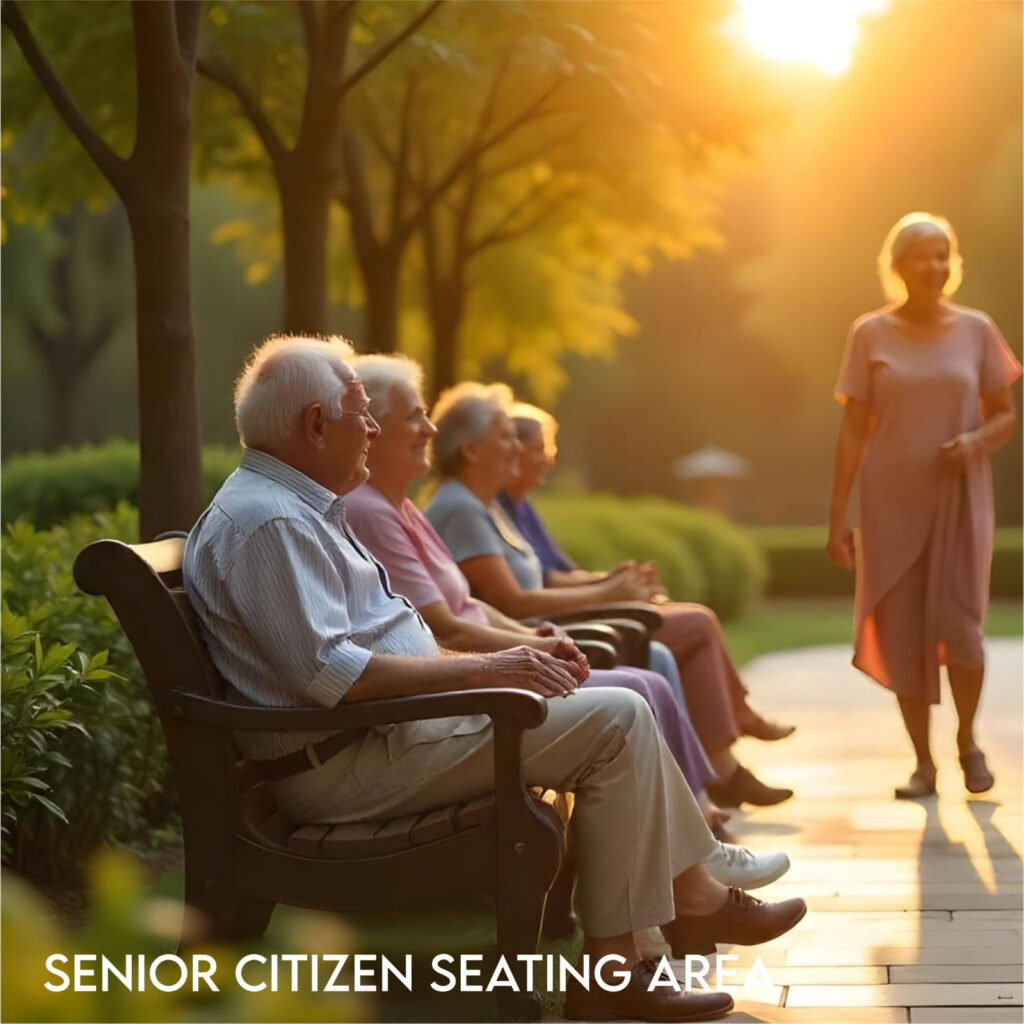 Senior citizen seating area
